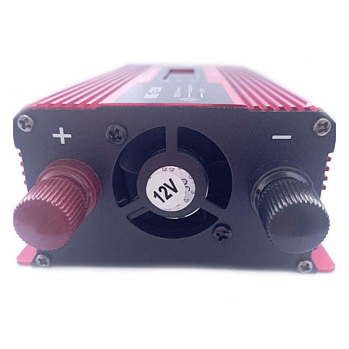Інвертор напруги Solar Smart King Power Inverter 012 з 12V на 220V 1200W модифікована синусоїда Red (11033-hbr)