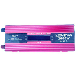 Инвертор напряжения Solar Smart King Power Inverter 018 c 24V на 220V 2000W модифицированная синусоида Red (11064-hbr)
