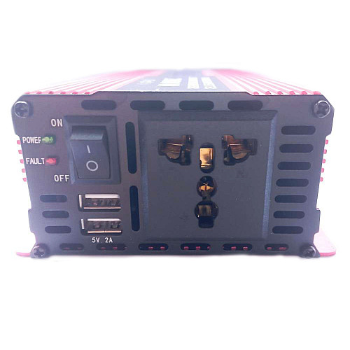 Инвертор напряжения Solar Smart King Power Inverter 018 c 24V на 220V 2000W модифицированная синусоида Red (11064-hbr)