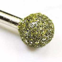 Алмазна шліфувальна головка 10 мм для гравера бормашинки Dremel