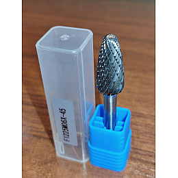 Бор фреза по металлу 12 мм з вольфрамового карбіду хвостовик 6 мм S-Body Technology (F1225M06X-45)