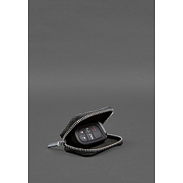 Кожаный чехол для автомобильного ключа черный Saffiano BlankNote