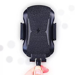 Автомобільний тримач Fast Wireless Charge Aspor A523 10W - чорний