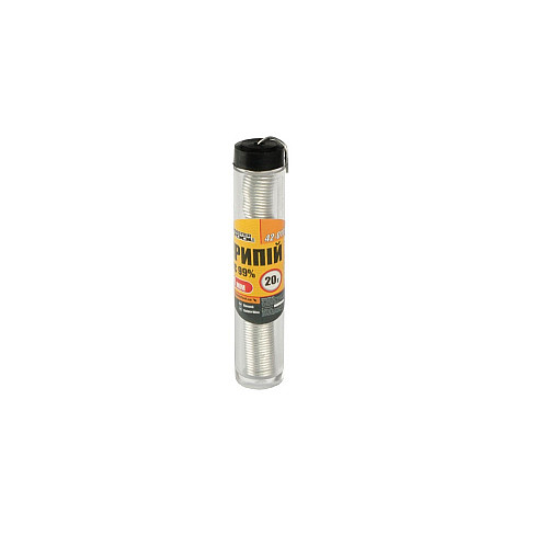Припой ПОС 99% 1 мм спираль 20 г MASTERTOOL GM (42-0109)