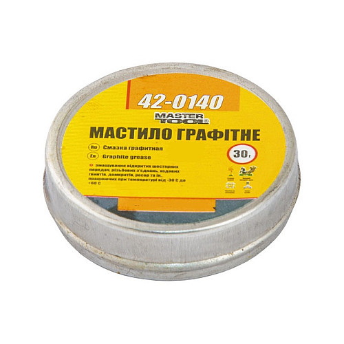 Смазка графітна 30 г жесть MASTERTOOL GM (42-0140)