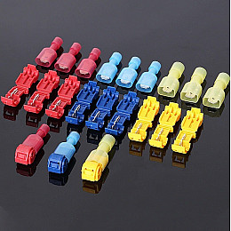 Набор клемм обжимных с изоляцией T-образные Linco для быстрого монтажа 30 шт (15 комплектов) (42266412)