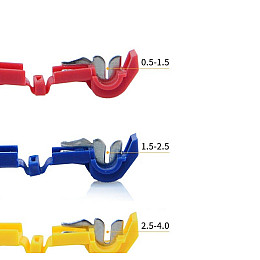 Набор клемм обжимных с изоляцией T-образные Linco для быстрого монтажа 30 шт (15 комплектов) (42266412)