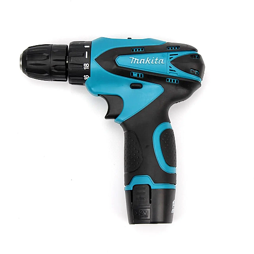 Дрель+шуруповерт акумуляторний Makita DF330DWE 12V 2A/h Li-Ion +великий набір інструментів 45 шт (1934119897)
