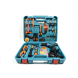 Набор 2 в 1 дрель+шуруповерт Makita DF330DWE 12V 2A/h Li-Ion +большой набор инструментов 45 шт (1934121916)