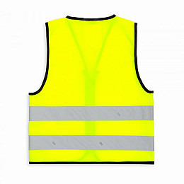 Световідбивний сигнальний дитячий жилет Добра Казка XS Жовтий (FT39618850247852)