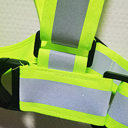 Светоотражаючий ремінний жилет Добра Казка One Size Лимонний (FT78927705011905)