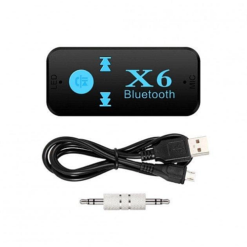 Ресивер автомобильный Voltronic PIX-LINK Bluetooth AUX BT-X6 Black (15259-hbr)