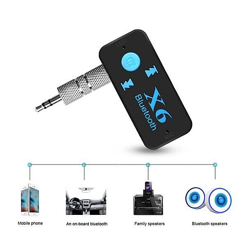 Ресивер автомобильный Voltronic PIX-LINK Bluetooth AUX BT-X6 Black (15259-hbr)