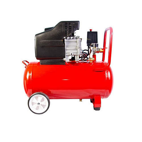 Компрессор MPT PROFI 50 л 2000 Вт/2.5 л.с 2850 об/мин 140 л/мин 8 атм Red and Black (MAC25503)