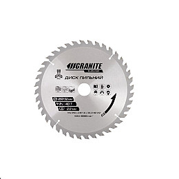 Диск пильний для дерева GRANITE 250х32х40Т адаптер 32-30/32-25.4 6100 об/хв (5-25-040)