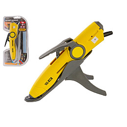 Пистолет клеевой MASTERTOOL Капля-Стоп ручка Ø 7,2 мм 70Вт/220В/50Гц 4,5 г/мин LED-индикатор Gray and Yellow (42-0516)