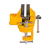 Тиски слесарні поворотні MASTERTOOL 70 мм Yellow (07-0203)