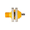 Тиски слесарні поворотні MASTERTOOL 70 мм Yellow (07-0203)
