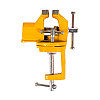 Тиски слесарні поворотні MASTERTOOL 70 мм Yellow (07-0203)