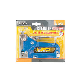 Степлер пружинний MASTERTOOL скоба R53 4-14 мм Blue (41-0905)