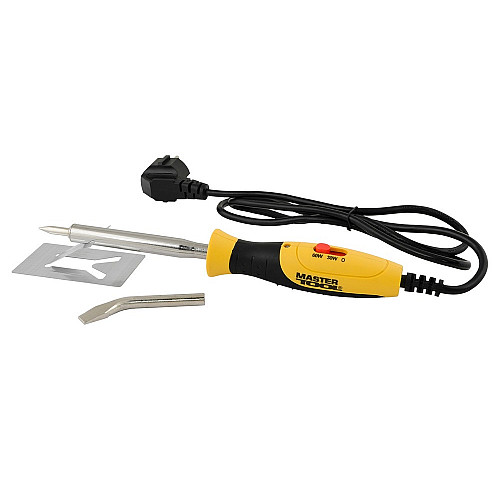 Паяльник электрический регулируемый MASTERTOOL 30-60 Вт 220 V/50 Hz 400°С Yellow and Black (44-0015)
