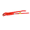 Ключ трубный кованый MASTERTOOL 45° 1.5" Red (76-0762)