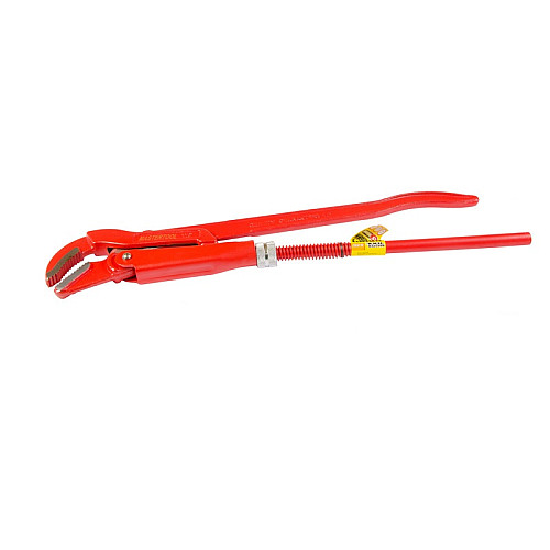 Ключ трубный кованый MASTERTOOL 45° 1.5" Red (76-0762)