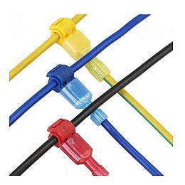 Набор клемм T-образных обжимных PWR с изоляцией 60 шт (С050763)