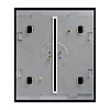 Кнопка Ajax CenterButton 1-gang/2-way black для одноклавишного или проходного выключателя
