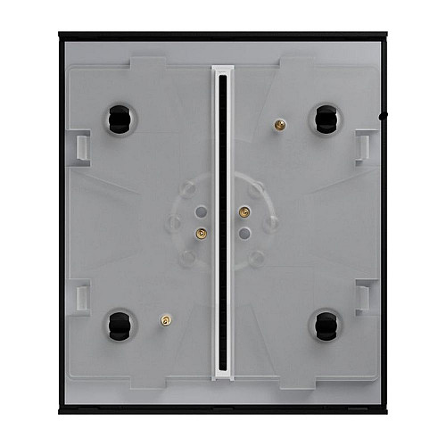 Кнопка Ajax CenterButton 1-gang/2-way black для одноклавишного или проходного выключателя