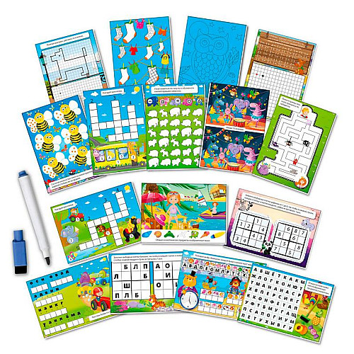 Пиши и вытирай Vladi Toys Зебра Продвинутый уровень (VT5010-06)