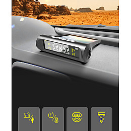 Система контролю тиску в шинах TPMS зовнішній датчик з голосовим помічником MHZ (TPMS-5)