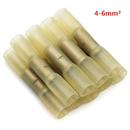 Соединительная гильза с термоусадкой под опресовку для быстрого монтажа 4.0 - 6.0 мм Linco 5 шт желтый (5345524574)