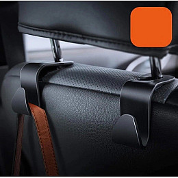 Крючки в автомобиль WB вешалки на подголовник в машину 2 шт Черные (30050546)