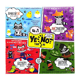 Карточная игра Danko Toys YeNot ДаНетки 4 в 1 (YEN-02-01U)