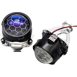 Лінза універсальна під ксенонову лампу Sanvi H1 Honeycomb 2.5