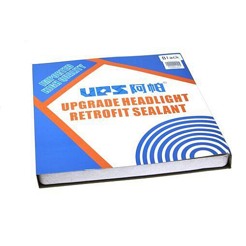 Герметик профессиональный для фар UPS черный 5 м