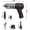 Автомобильный портативный аккумуляторный мощный пылесос DK-03 HL-103B Black (16314-hbr)