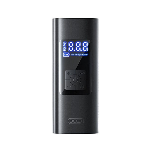 Портативный компрессор для автомобиля XO CZ012 6000mAh /12V/3м USB Type-C DC Черный