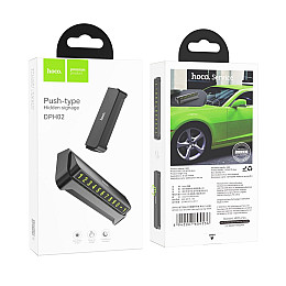 Автотабличка з номером телефону на панель автомобіля hoco. DPH02 Black