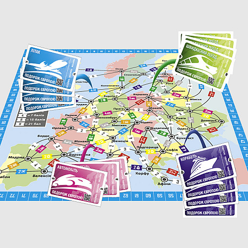 Настольная игра Arial Путешествие Европой (910275)