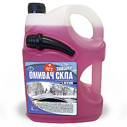 Омивач скла Зимовий -22°С "Bubble Gum" Lotus каністра з носиком 4 л