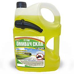 Омивач скла Літній "Лимон" Lotus каністра з носиком 4 л