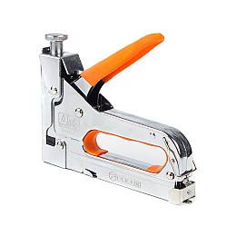 Степлер будівельний з регулюванням сили удару Polax 4-14 мм 100 скоб (24-006)