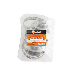 Хомут червячний Polax з нержавіючої сталі 60-80 мм (37-031)