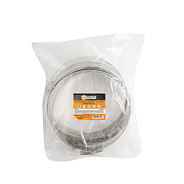 Хомут червячний Polax з нержавіючої сталі 140-160 мм (37-037)