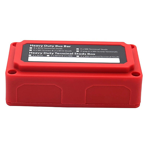 Распределительный блок с шиной Nectronix Heavy Duty Bus Bar до 300A красный 101066
