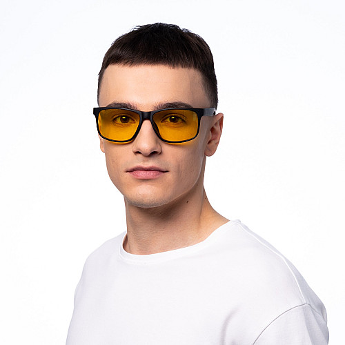 Сонцезахисні окуляри з поляризацією LuckyLOOK Класика Чорний (383-388)