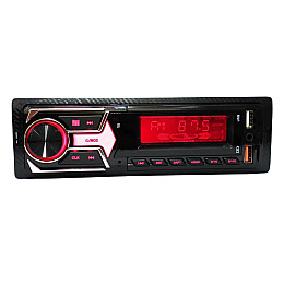 Автомагнітола JSD G-1101 ISO 1din з пультом ДУ 50W Чорна