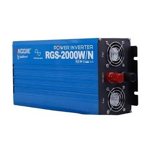 Інвертор Raggie Pure Sine Wave RGS-2000W 12V перетворювач напруги з чистою синусоїдою